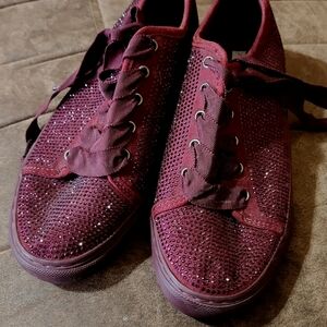 Women's bedazzled sneakers
